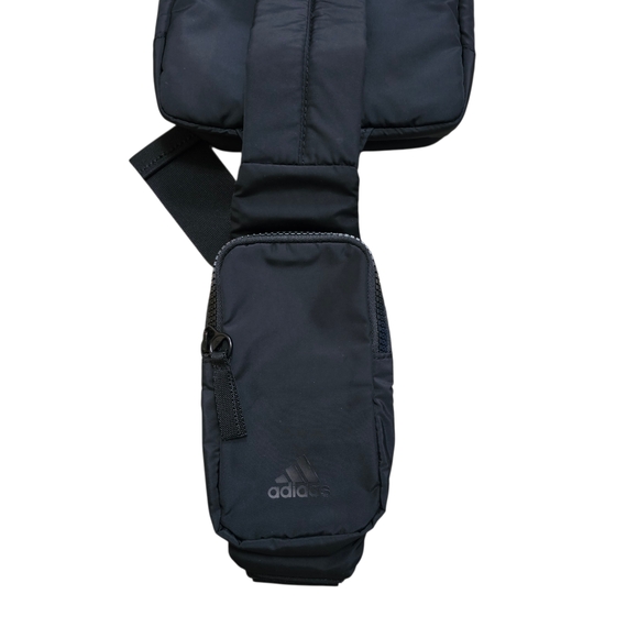 Adidas Unisex Essentials 2 Sling Adjustable Strap Crossbody Bag New Black - Picture 6 of 10